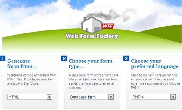 Web Form Factory