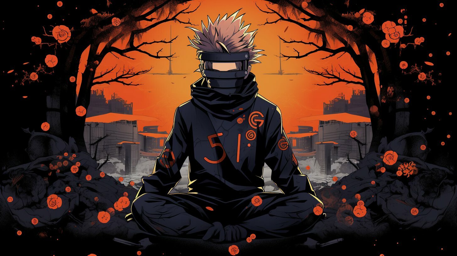 naruto hands behind head