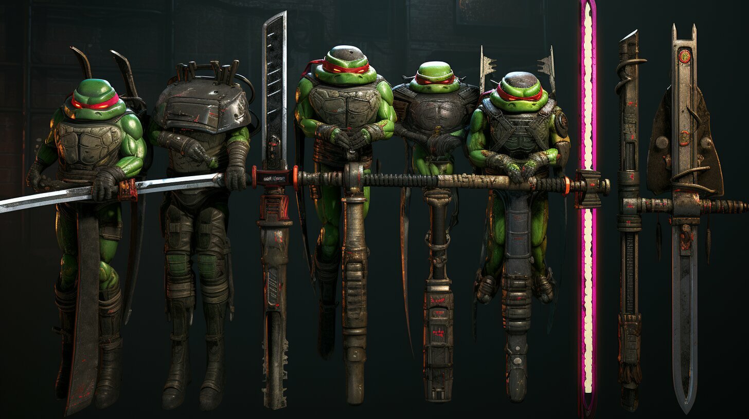 ninja turtle weapons