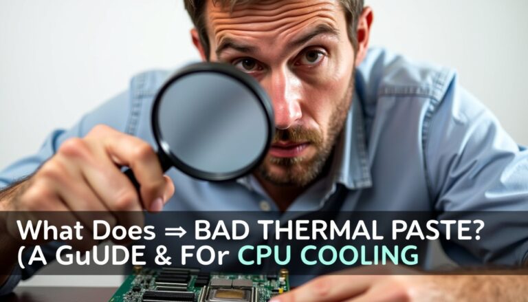 What Does Bad Thermal Paste Look Like: A Guide for CPU Cooling